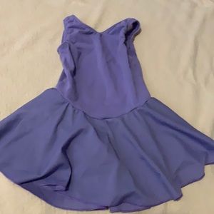 Girls purple leotard w/ skirt motion wear size IC